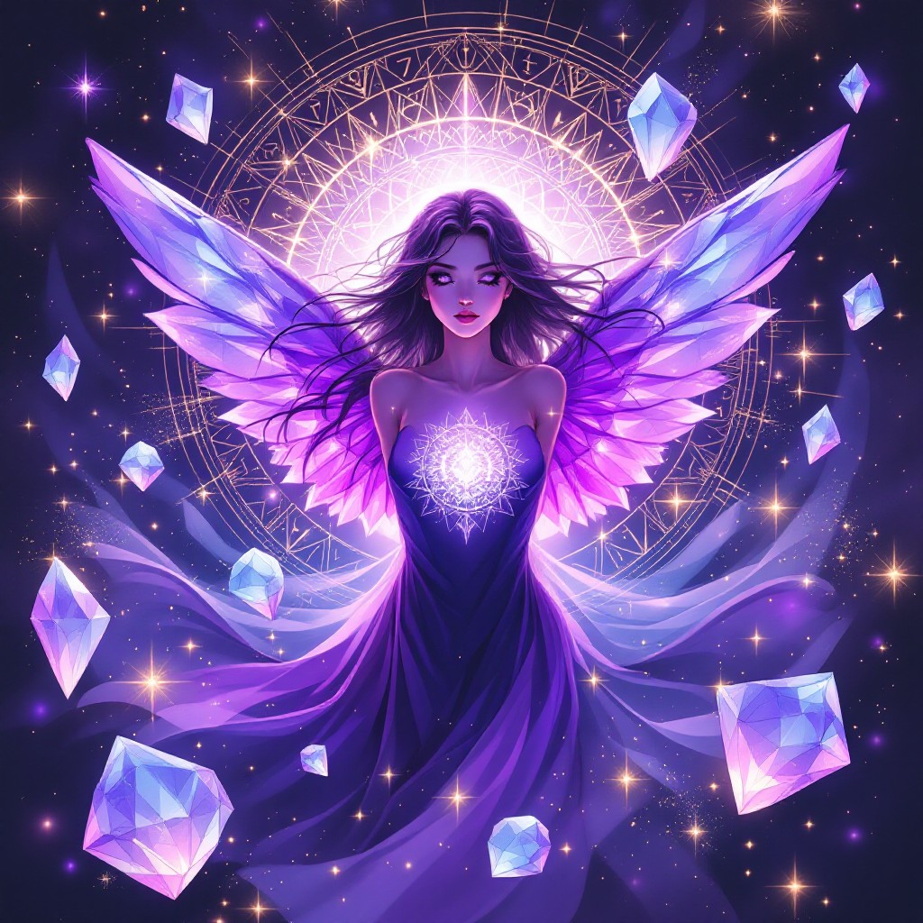 Free Purple Crystal Angel Image - Anime, Manga, Fantasy | Download at ...