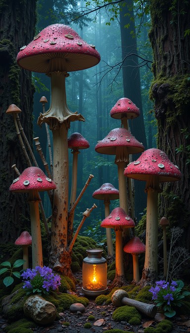 Free Enchanted Mushroom Forest Image | Download at StockCake