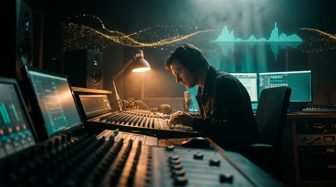 Free Sound Designer Working Image - Studio, Producer, Music | Download ...