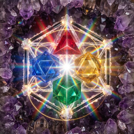 Free Elemental Crystal Geometry Image - Crystals, Gemstones, Geometry ...