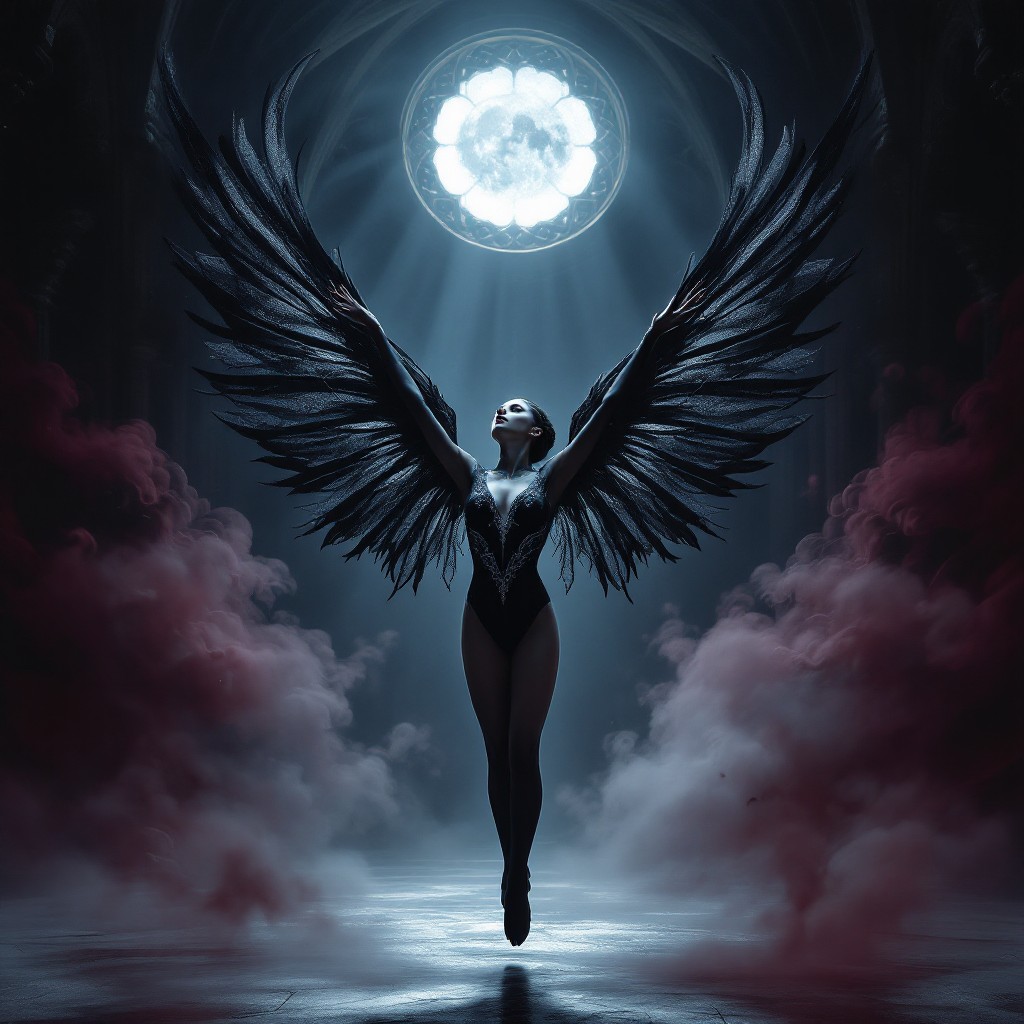 Free Moonlit Angel Rising Image - Gothic, Wings, Moon | Download at ...