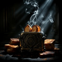 Free Gothic Toast Ritual Image - Gothic, Toaster, Bread | Download at ...