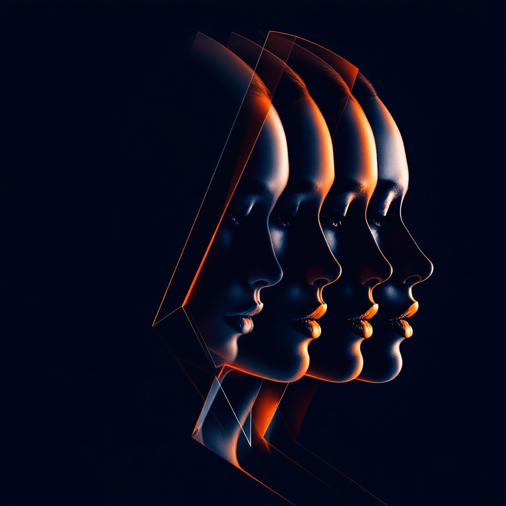 Subtle Profiles Free Profiles In Shadow Image - Silhouette, Geometric, Profile ...