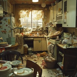 Free Cluttered Kitchen Chaos Image - Kitchen, Clutter, Mess | Download ...
