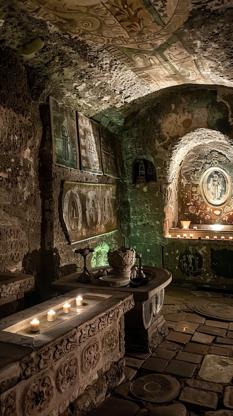 Free Ancient Crypt Interior Image - Crypt, Ancient, Candles | Download ...