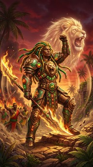 Free Lion Warrior Rising Image - Warrior, Fantasy, Lion | Download at ...