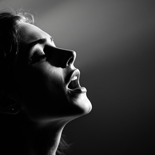 Free Passionate Vocal Performance Image - Monochrome, Dramatic, Singing ...