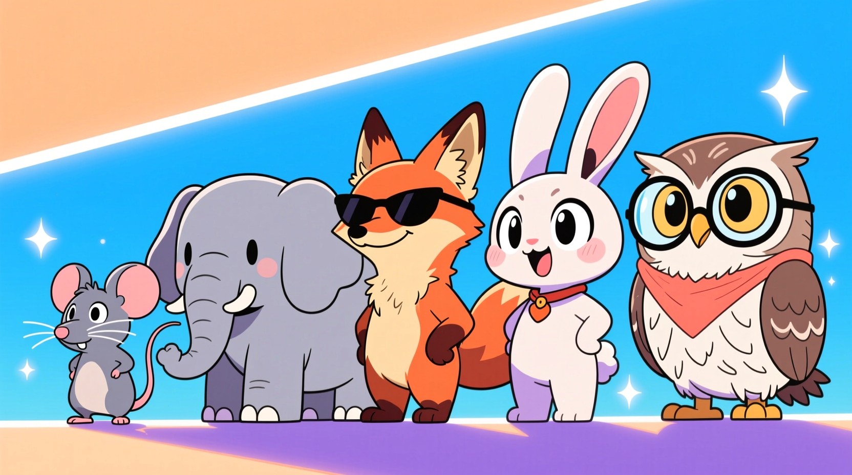 Free Colorful Character Crew Image - Animals, Cartoon, Anime | Download ...