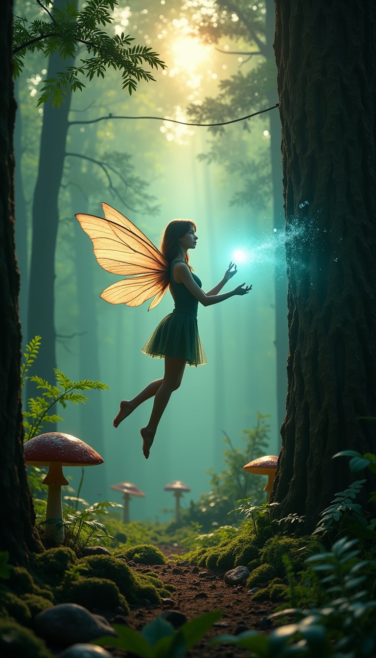 Free Enchanted Forest Fairy Image - Fairy, Magical, Forest | Download ...