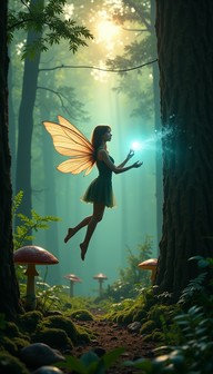 Free Enchanted Forest Fairy Image - Fairy, Forest, Magical | Download ...