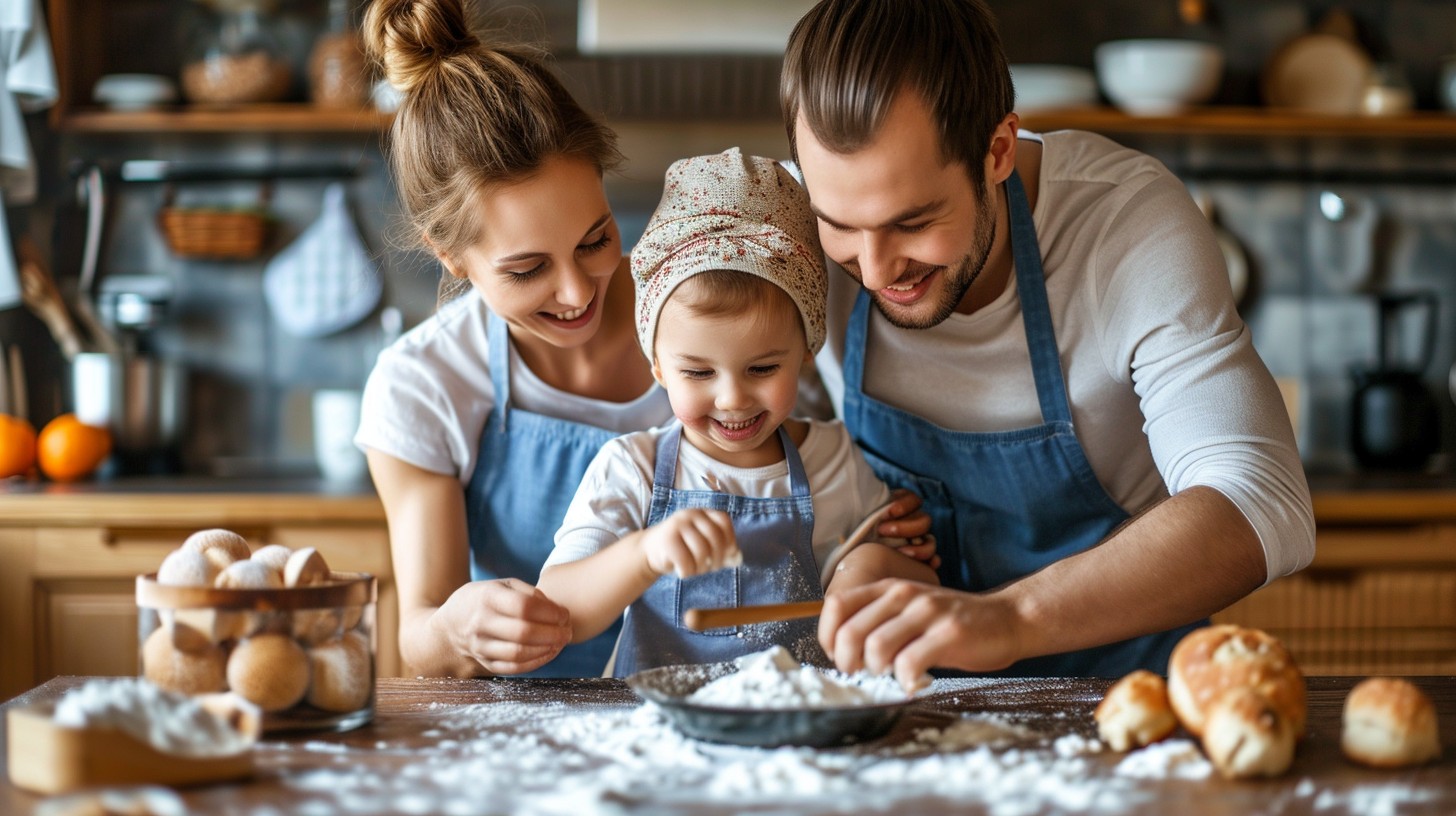 Free Family Baking Together Image - Family, Baking, Kitchen | Download ...