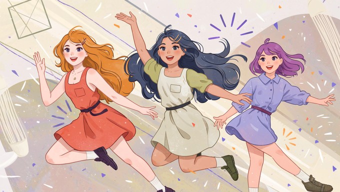 Free Friendship In Color Image - Illustration, Women, Friendship ...