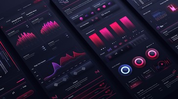 Red Interface Desktop App Free Sleek Interface Design Image - Interface, Design, User-experience ...