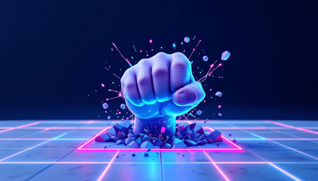 Free Breaking Digital Barriers Image - Fist, Digital, Breakthrough ...