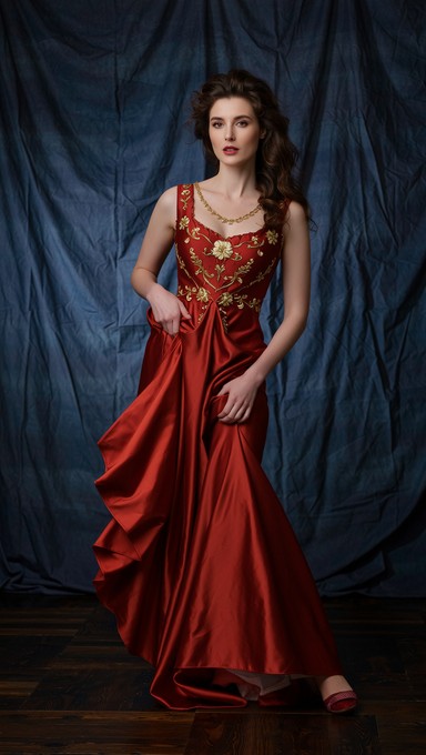 Free Elegant Red Portrait Image - Woman, Portrait, Elegant | Download ...