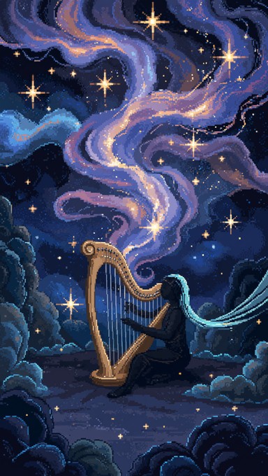 Free Cosmic Harp Music Image - Cosmic, Harpist, Musician | Download at ...