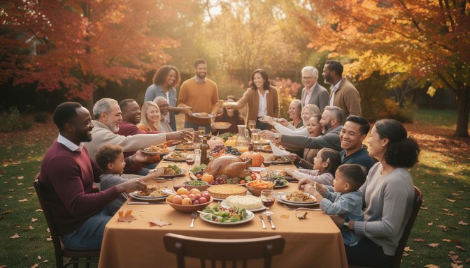 Free Thanksgiving feast celebration Image - Thanksgiving, Family ...