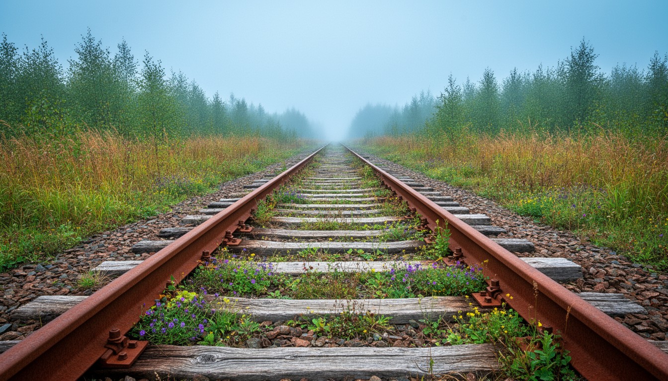 Endangered Rails Free Nature Reclaims Rails Image - Railroad, Tracks, Abandoned ...