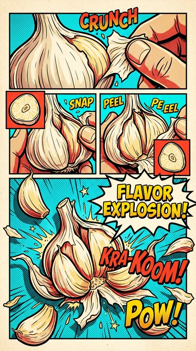 Free Garlic Flavor Explosion Image - Garlic, Popart, Comic | Download ...