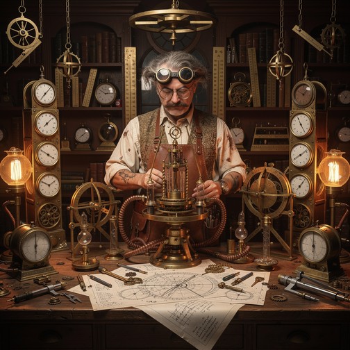 Free Steampunk Inventor's Workshop Image - Steampunk, Inventor ...