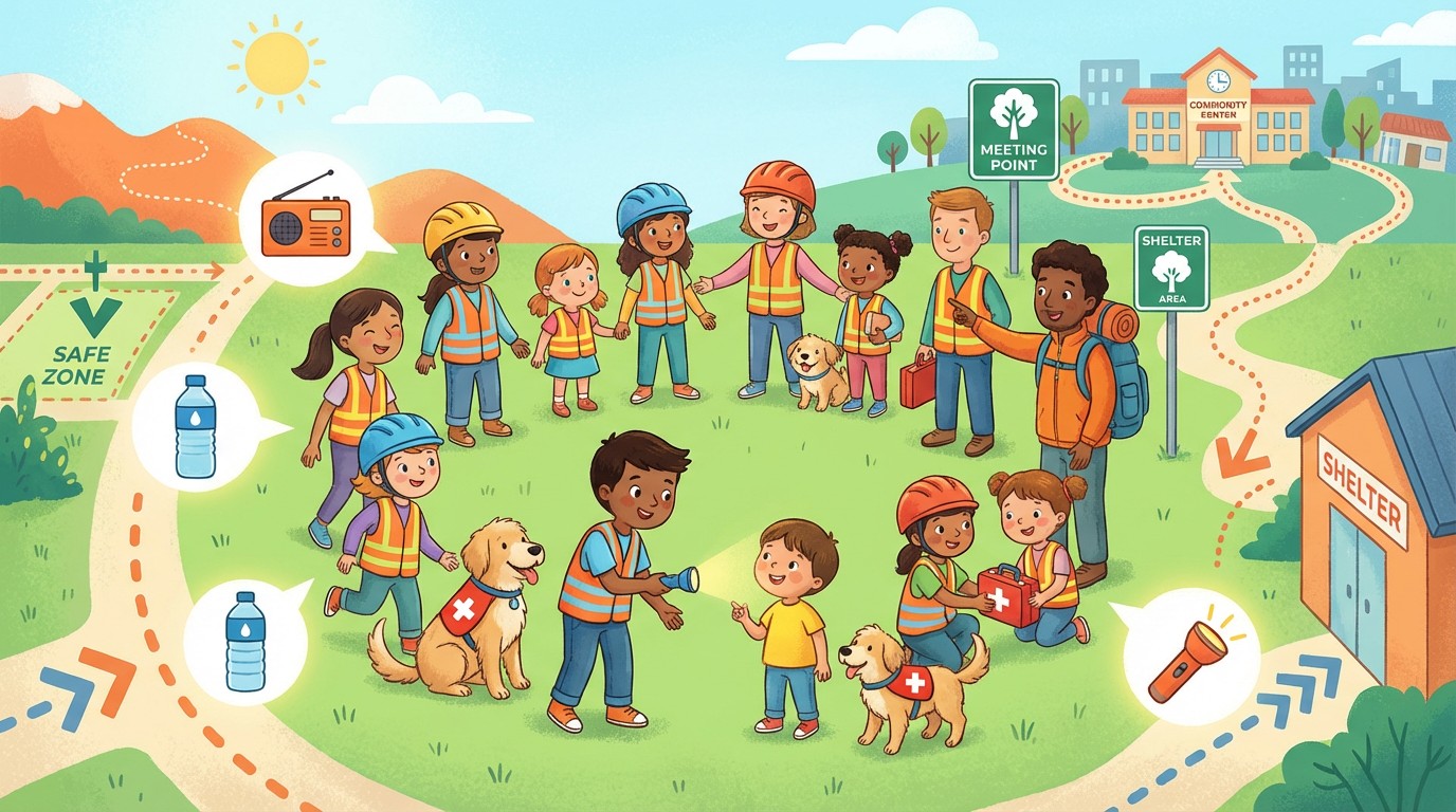 Free Safety Learning Together Image - Illustration, Children, Safety ...