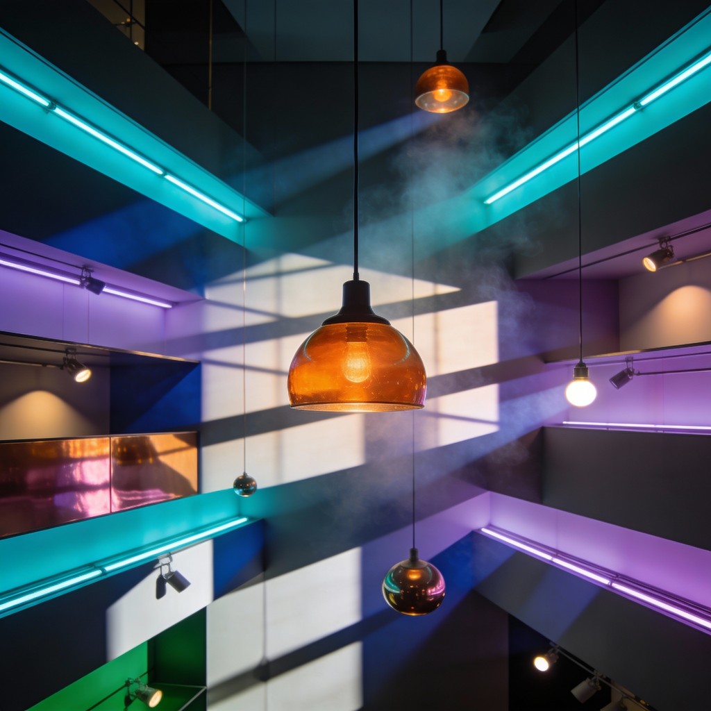 Free Colorful Lighting Design Image - Lighting, Interior, Modern ...