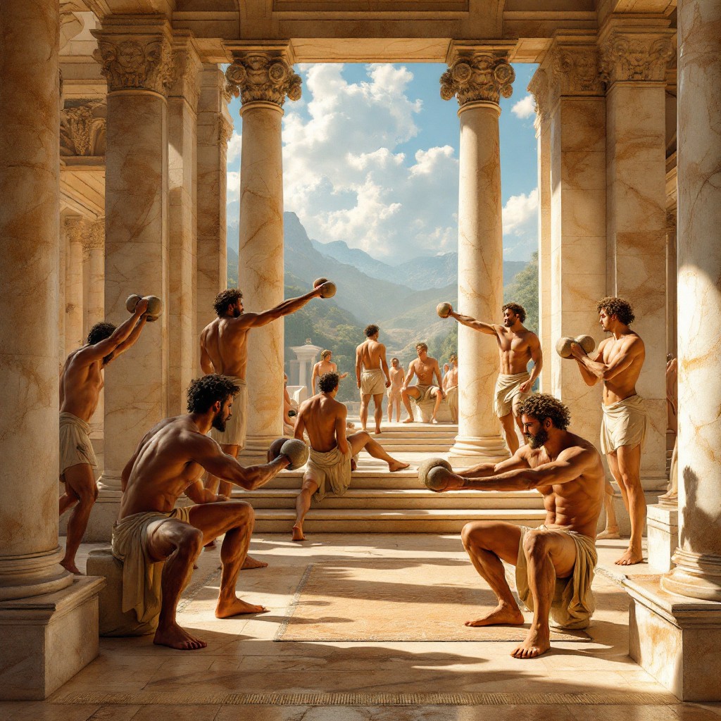 Free Ancient Athletes Training Image - Athletics, Classical, Gymnasium ...