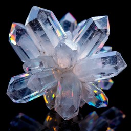 虹色の水晶クラスターの画像をダウンロード - クリスタル, 石英, 虹