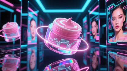 High Tech Makeup Free Futuristic Beauty Innovation Image - Cyberpunk, Beauty, Cosmetics ...
