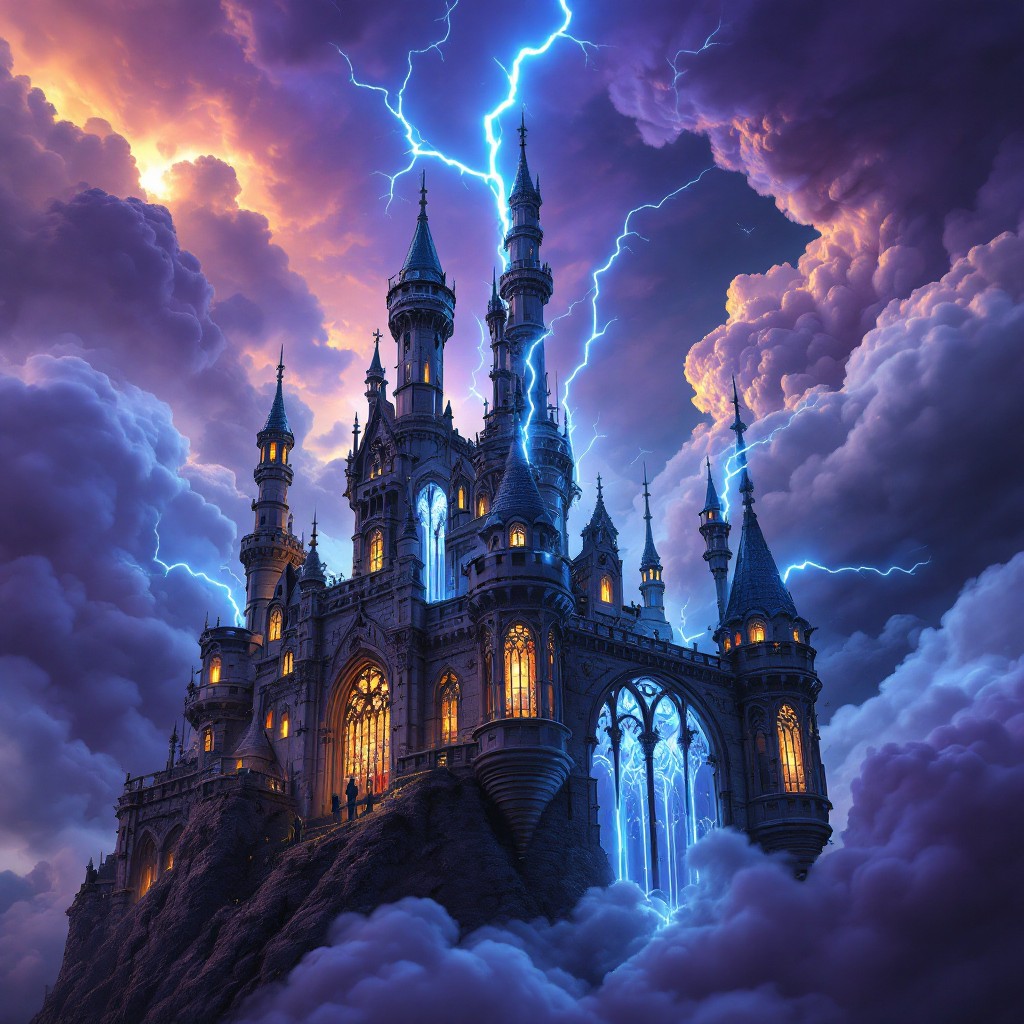 Free Storm Castle Magic Image - Castle, Gothic, Lightning | Download at ...