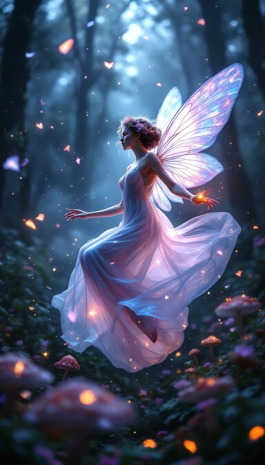 Free Enchanting Forest Fairy Image - Fairy, Forest, Twilight | Download ...