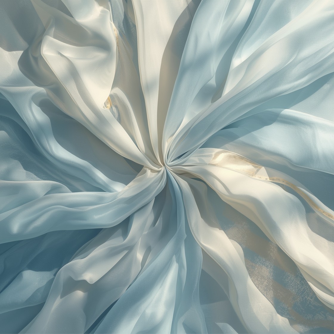 Free Azure Silk Swirl Image - Fabric, Silk, Textile | Download at StockCake