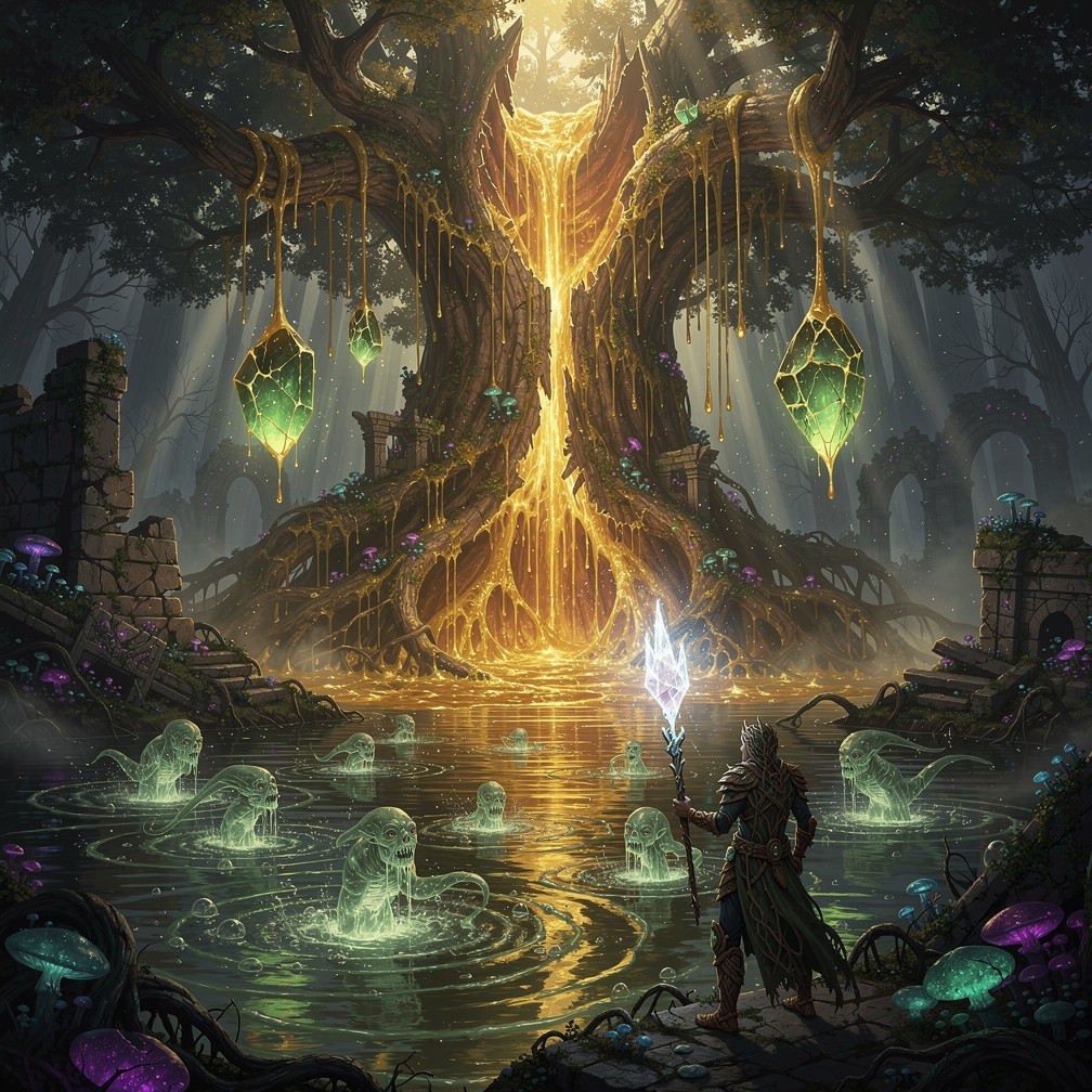 Free Corrupted Amber Tree Image - Fantasy, Tree, Druid | Download at ...