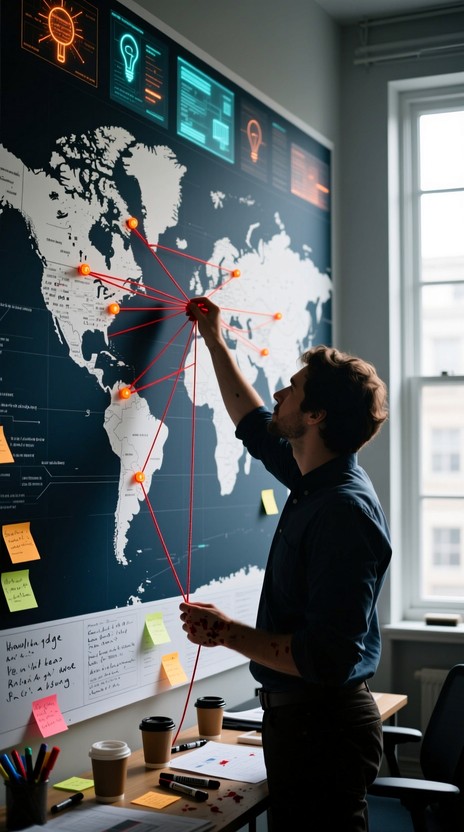 Free Mapping Global Connections Image - Cartographer, Map, Connections ...