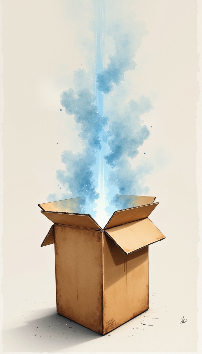 Free Box of Wonder Image - Box, Watercolor, Magical | Download at StockCake