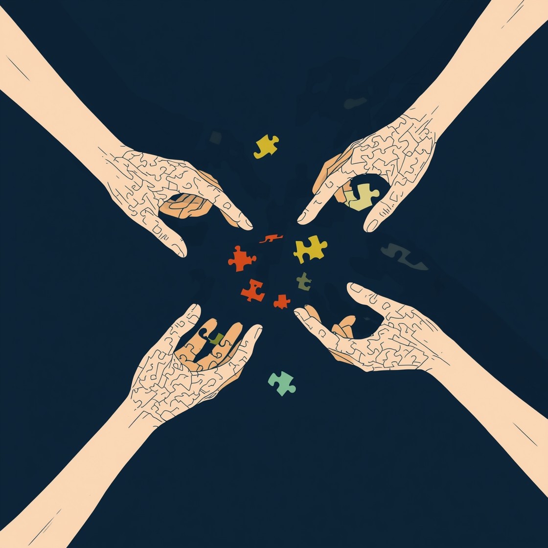 Free Connection Free Connection Through Puzzles Photo - Hands, Puzzle, Connection ...