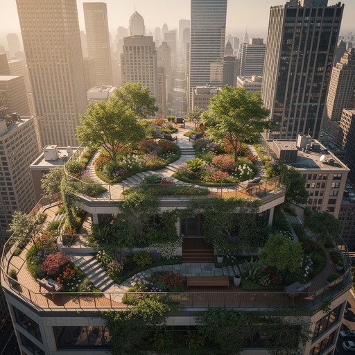 Trees On Rooftops Free Urban rooftop garden Image - Urban, Garden, Rooftop | Download at ...