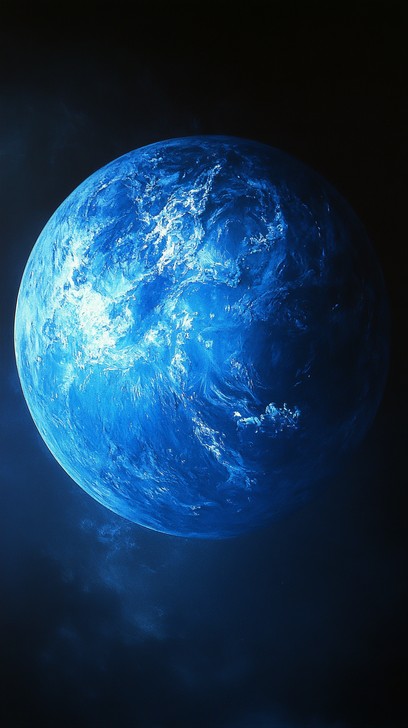 Free Mysterious blue planet Image - Planet, Blue, Space | Download at ...