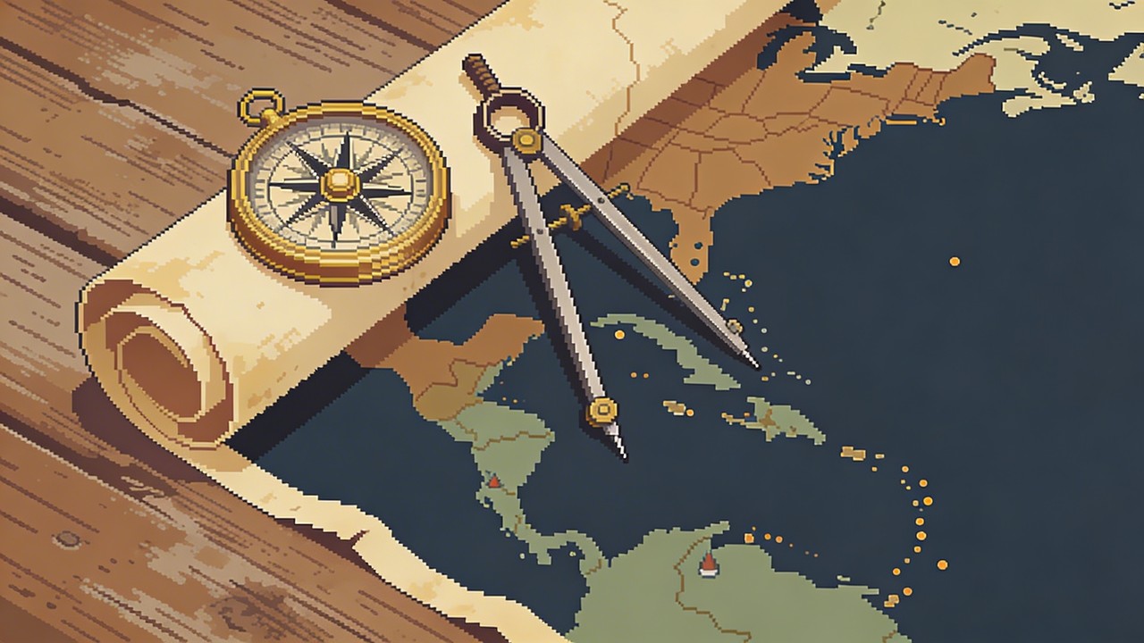 Free Colonial Mapping Tools Image - Cartography, Pixel, Vintage ...