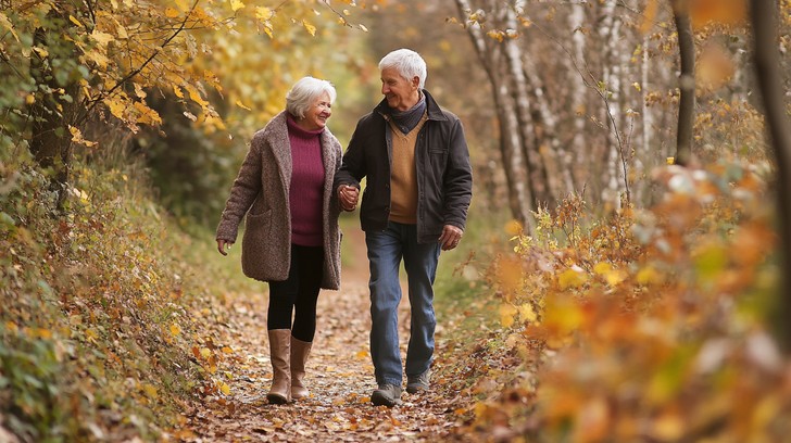 Fall Reminiscing Free Autumn stroll together Image - Autumn, Elderly, Couple | Download ...