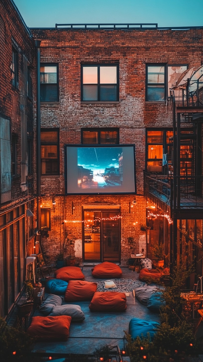 Tonight Outside Free Cozy evening outdoors Image - Outdoor, Cinema, Cushions | Download ...