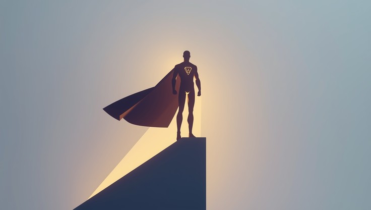 Heroic Background Frame Free Rising Hero Power Photo - Hero, Silhouette, Cape | Download at ...