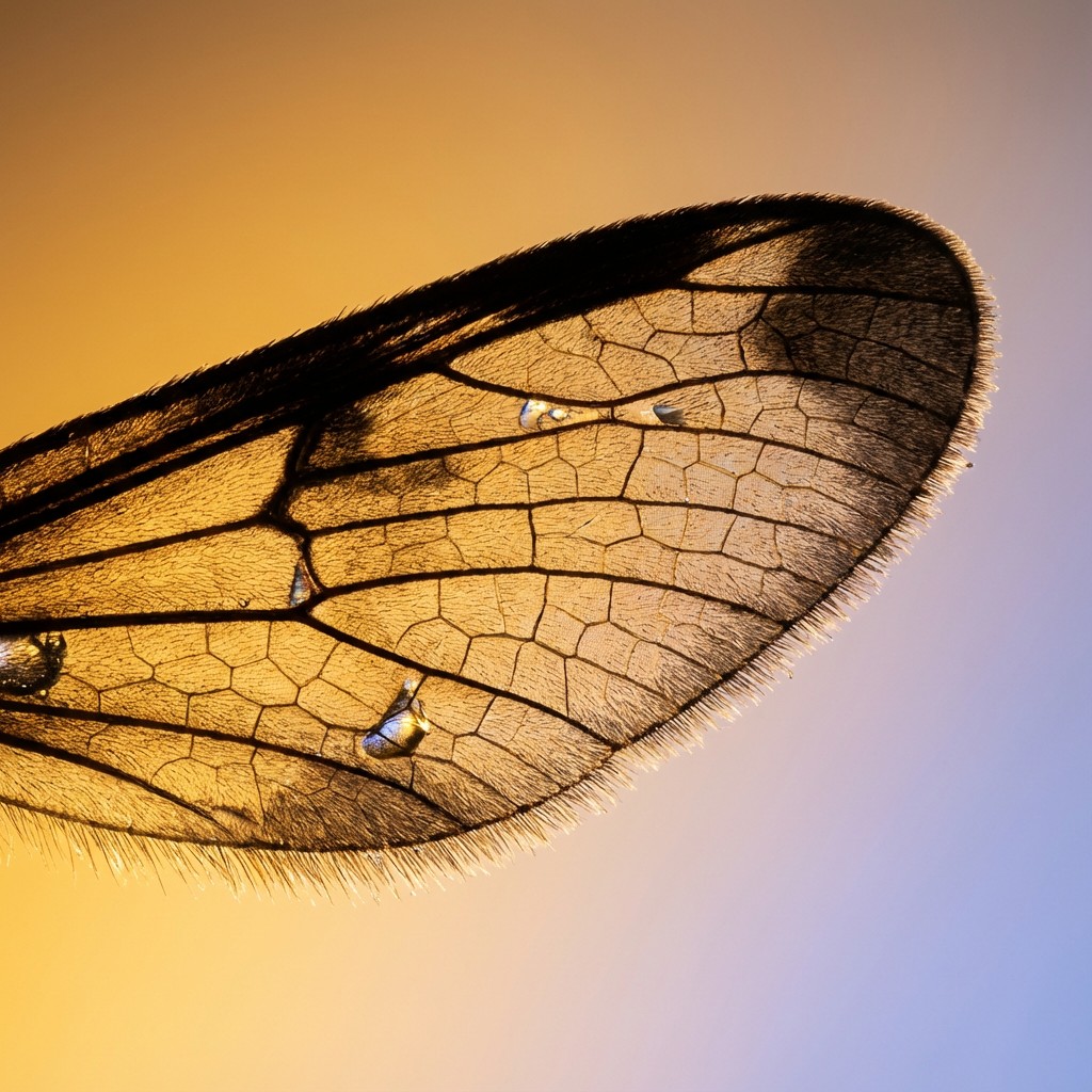 Sharp Golden Wing Free Golden Wing Detail Image - Wing, Insect, Macro | Download at StockCake