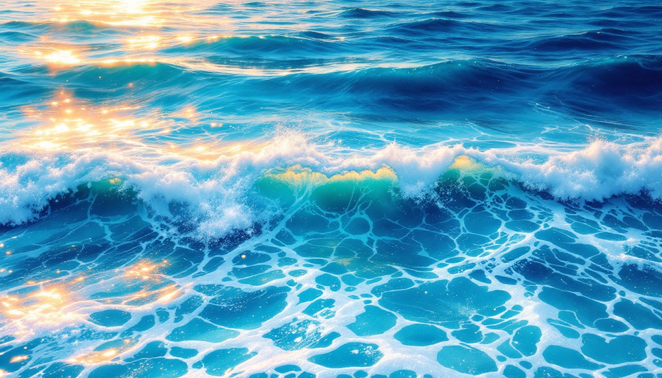Wave Free Free Sparkling Ocean Waves Image - Ocean, Waves, Seascape | Download at ...