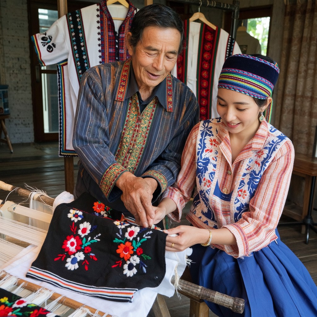 Free Teaching Traditional Textiles Image Embroidery Traditional