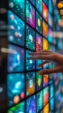 Free Interactive digital display Image - Technology, Display, Colorful ...
