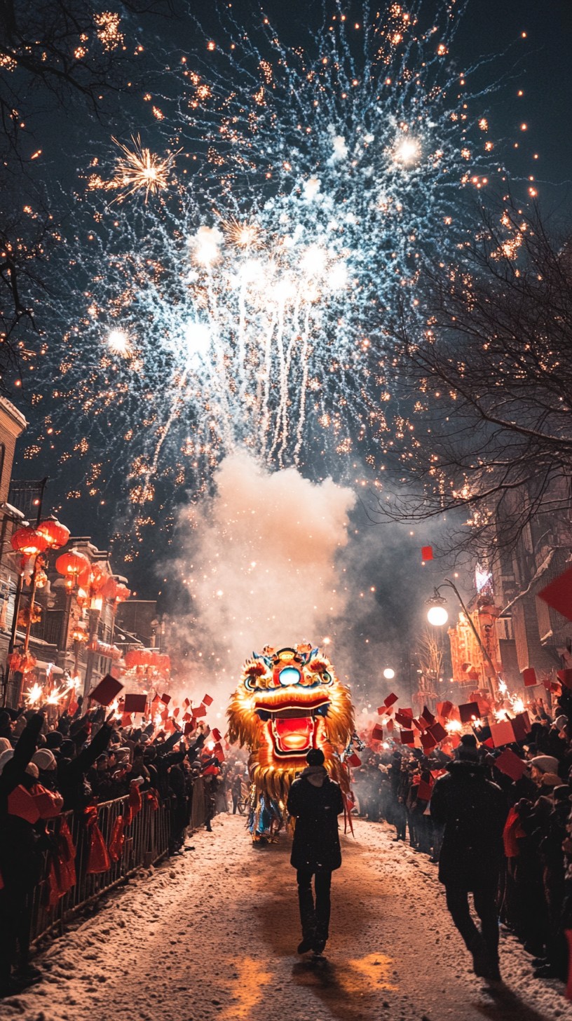 Free Festive Night Parade Image - Festival, Fireworks, Parade ...