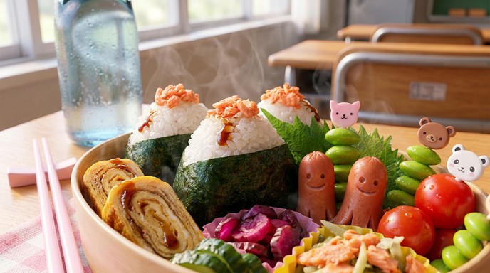 Free Kawaii Bento Lunch Image - Bento, Japanese, Kawaii | Download at ...