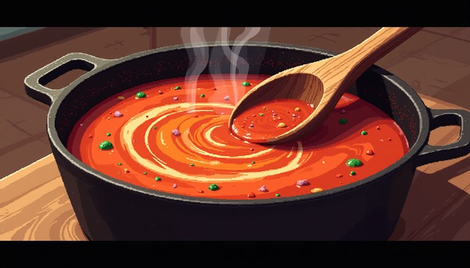 Free Simmering Tomato Swirl Image - Soup, Tomato, Cooking | Download at ...