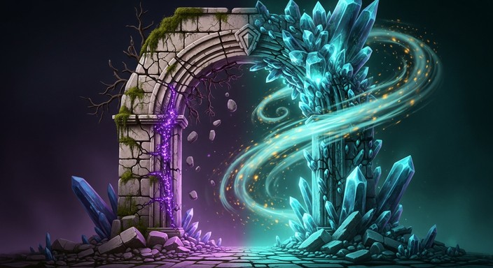 Free Magical Gateway Transformation Image - Archway, Crystal, Magical ...